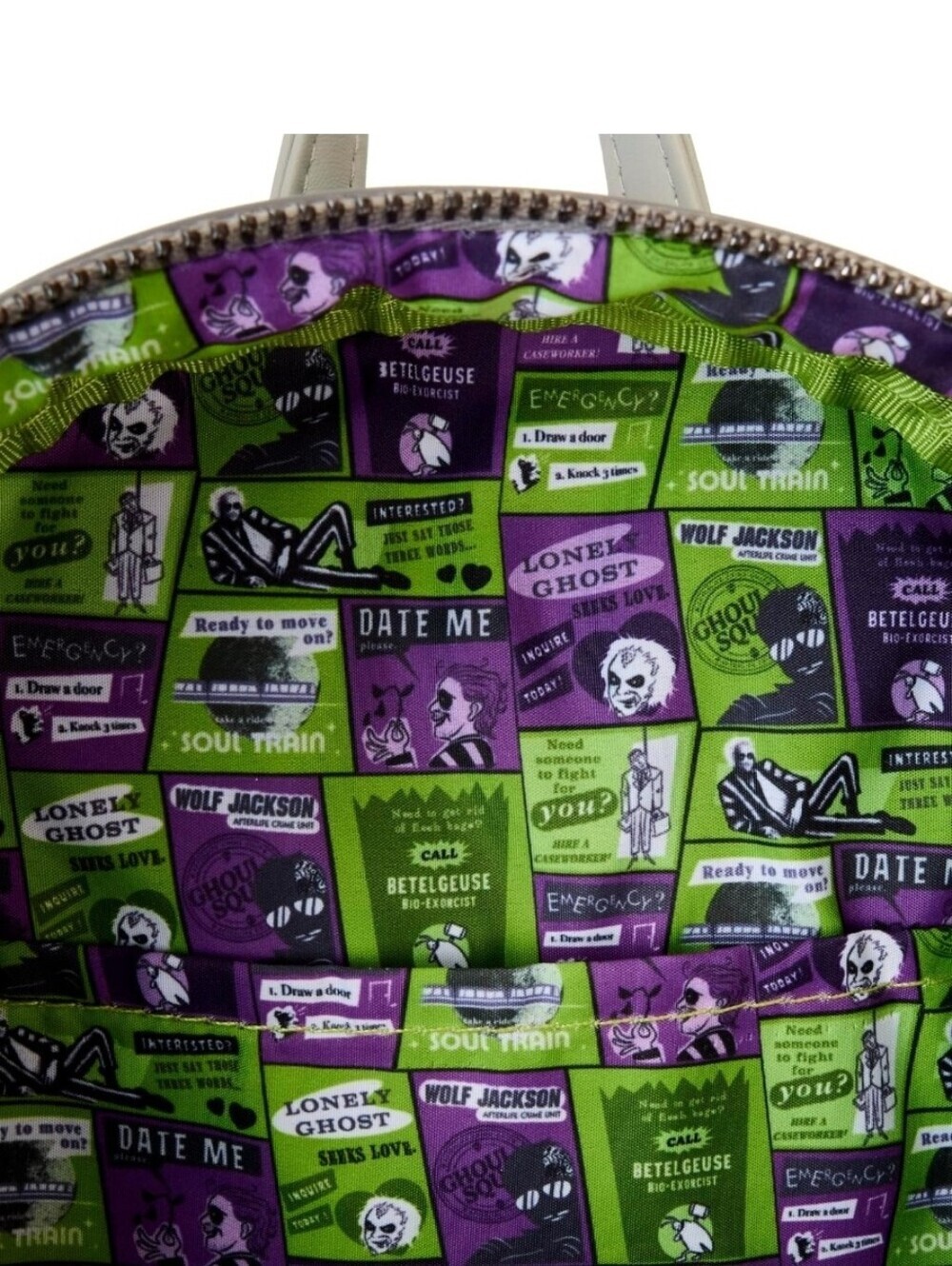 NWT Loungefly Warner Brothers Beetlejuice 2 Mini Backpack - Picture 5 of 5